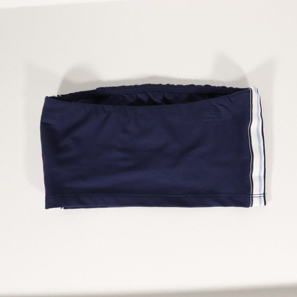 NWOT Aerie Chill Play Move Strapless Tube Top in Navy - Picture 1 of 4